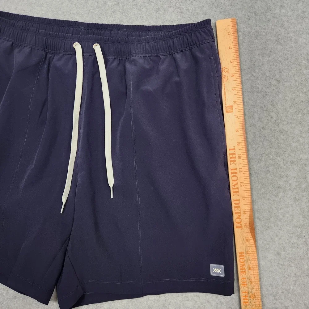 Rhone Swim Trunks Mens XXL R&R Blue True Navy Lined Drawstrings Stretch NEW